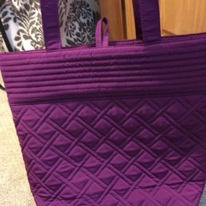 Vera Bradley purple medium tote Perfect condition
